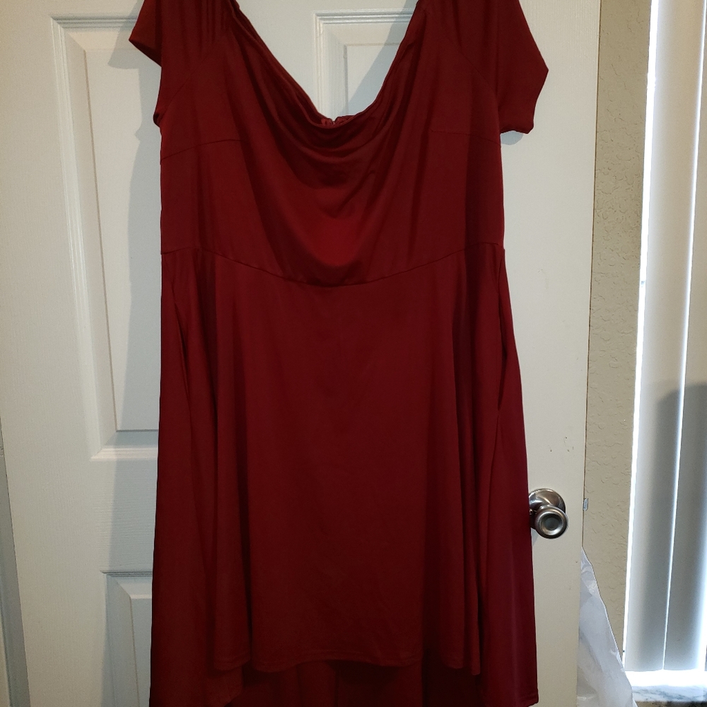 Nemidor Burgundy Dress